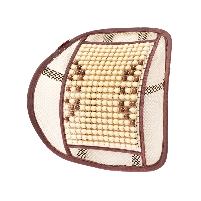 Ортопедическая спинка на сиденье с массажером, 40×40 см, бежевый Ортопедическая спинка на сиденье с массажером, 40×40 см, бежевый