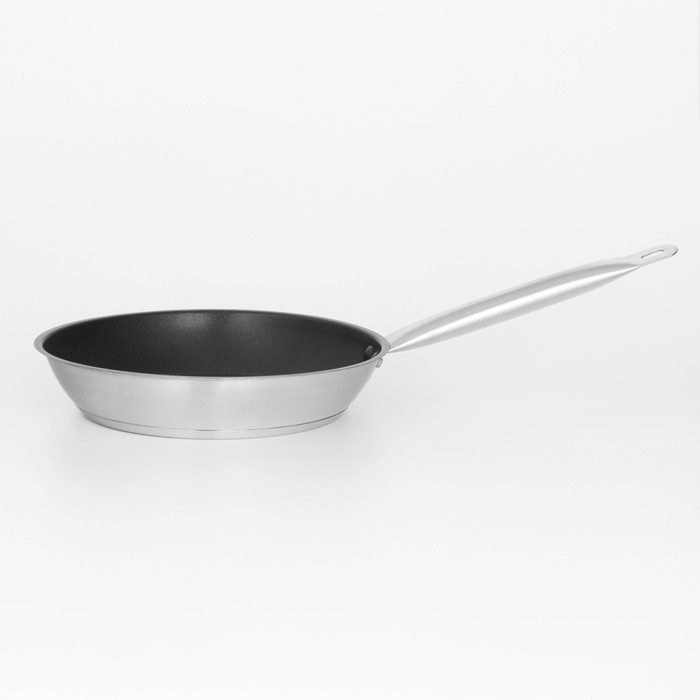 Сковорода из нержавеющей стали Hanna Knövell, d=26 см, h=5 см, толщина стенки 0,6 мм, длина ручки 25 см, антипригарное покрытие, индукция Сковорода из нержавеющей стали Hanna Knövell, d=26 см, h=5 см, толщина стенки 0,6 мм, длина ручки 25 см, антипригарное покрытие, индукция