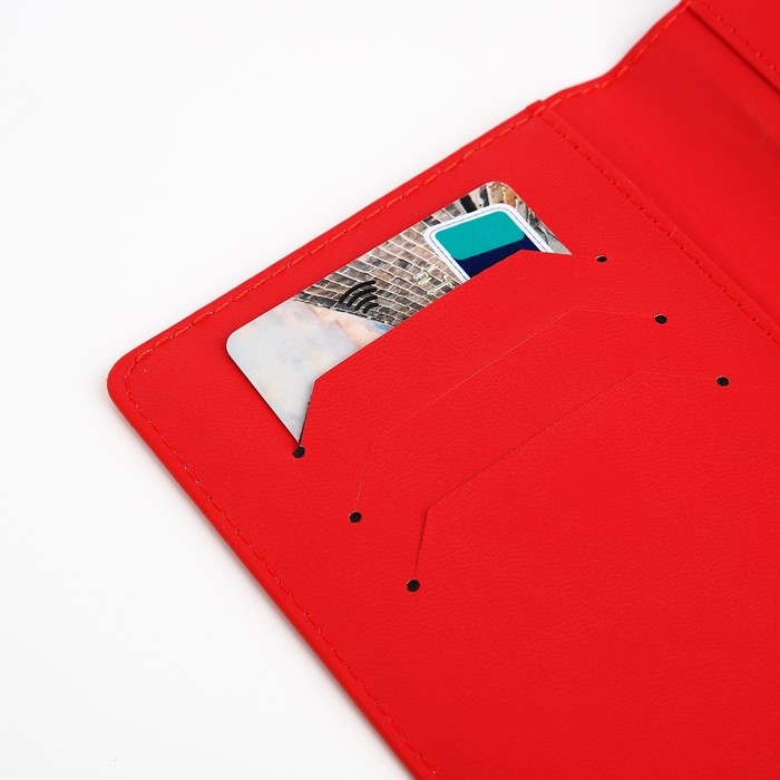 Обложка для паспорта, цвет красный Обложка для паспорта, цвет красный