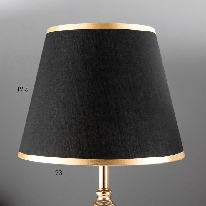 Лампа настольная Лампа настольная "Луиза" 1x60Вт E27 черный 25х25х41см