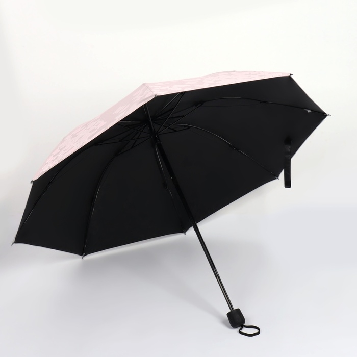 Зонт механический «Бабочки», с проявляющимся рисунком, эпонж, 4 сложения, 8 спиц, R = 49/55 см, D = 110 см, цвет МИКС Зонт механический «Бабочки», с проявляющимся рисунком, эпонж, 4 сложения, 8 спиц, R = 49/55 см, D = 110 см, цвет МИКС