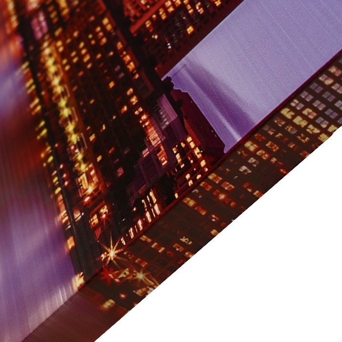 Картина на холсте Картина на холсте "Вечерняя набережная" 60х100 см