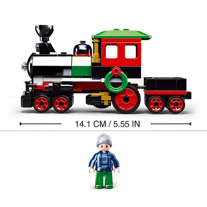 Конструктор «Розовая мечта. Паровозик», 156 деталей Конструктор «Розовая мечта. Паровозик», 156 деталей