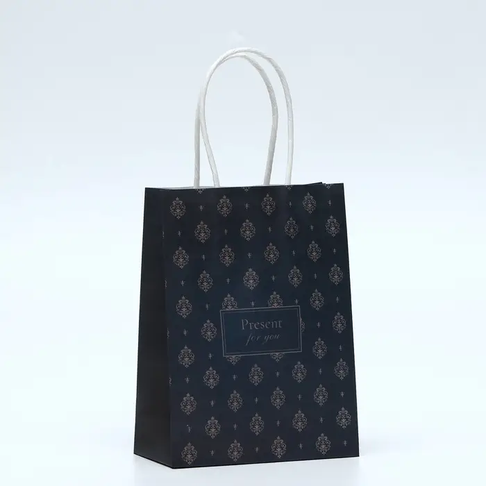 Пакет подарочный крафтовый Present for you 15×12×6 см, 120 г/м² Пакет подарочный крафтовый Present for you 15×12×6 см, 120 г/м²