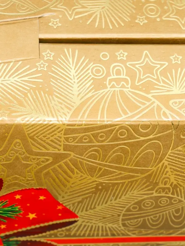 Коробка подарочная новогодняя «Золотая сумка» 21.5×25.6×11 см Коробка подарочная новогодняя «Золотая сумка» 21.5×25.6×11 см