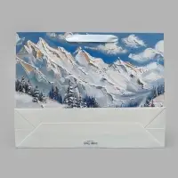 Подарочный пакет &laquo;Зима&raquo;, с лентой 40 &times; 31 &times; 11,5 см
