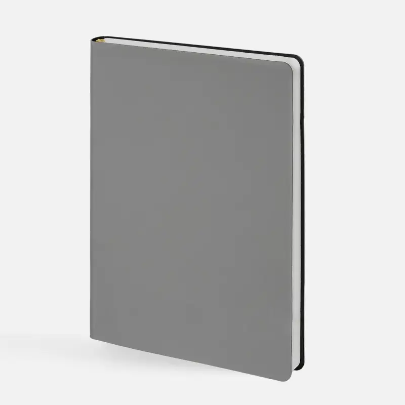 Ежедневник Flex Shall New, недатированный, темно-серый