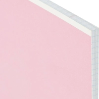 Тетрадь общая А5 80л Attache Акварель гребень картон розовый