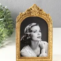 Фоторамка для фото 13&times;18 см &laquo;Арка&raquo;, полистоун под состаренное золото, 23.5&times;15.5,х2 см