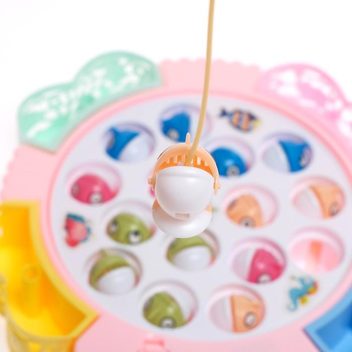 Рыбалка «Маленькие рыбки» 15 рыбок, 4 удочки, МИКС Рыбалка «Маленькие рыбки» 15 рыбок, 4 удочки, МИКС