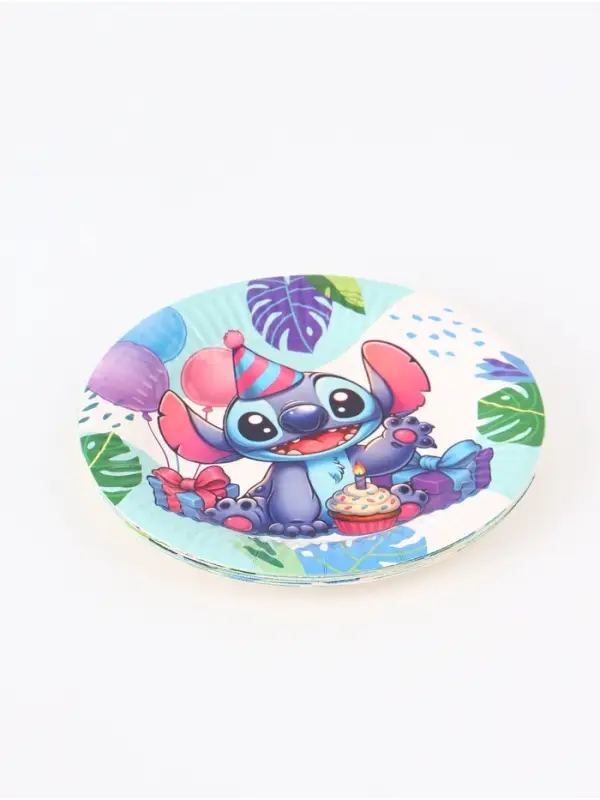 Тарелка одноразовая 18 см, набор 10 шт, Монстрик