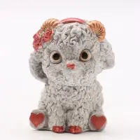 Фигурка декоративная &laquo;Барашек сидит&raquo;, 7&times;5&times;5 см, серая