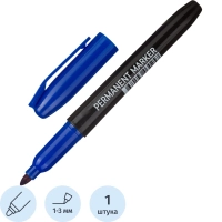 Маркер перманентный синий 2 мм