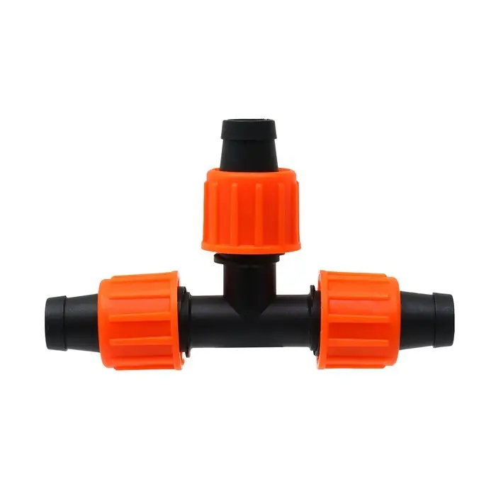 Фитинг тройник для капельной ленты, МИКС Фитинг тройник для капельной ленты, МИКС