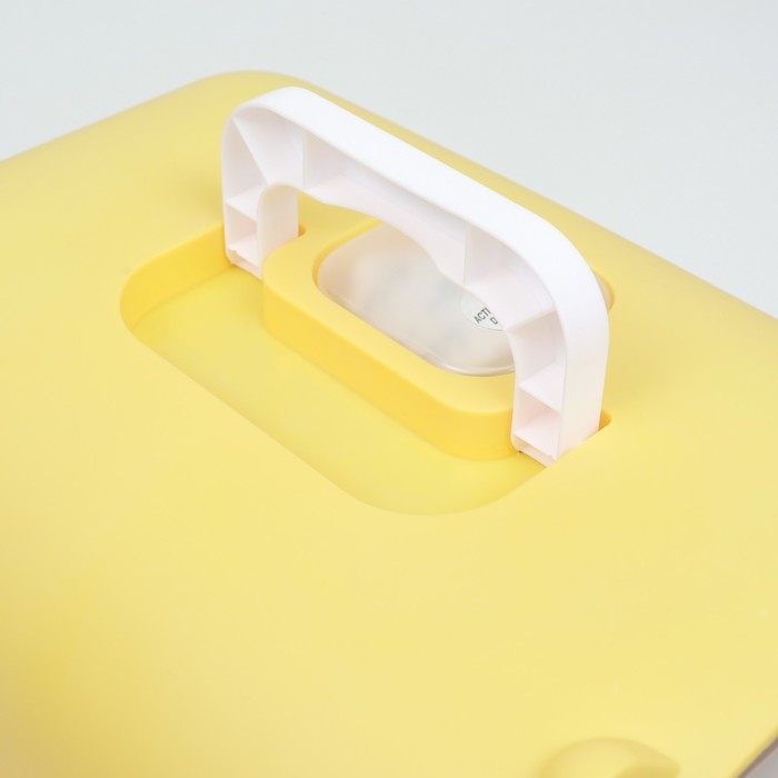 Туалет-домик 36 х 37 х 51 см, бело-синий