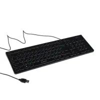 Клавиатура Smartbuy ONE 250, проводная, мембранная, 104 клавиши, USB, с подсветкой,чёрная