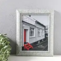 Фоторамка пластик 15х20 см "Марокканская мозаика" оттенки голубого 25х20х2 см