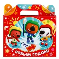 Подарок в картонной упаковке &laquo;Ми-ми-мишки, b34&raquo; 900 гр