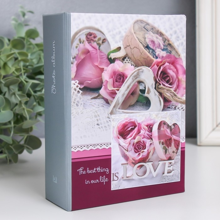 Фотоальбом Фотоальбом " Любовь " 50 листов 100 фотографий 10х15 см