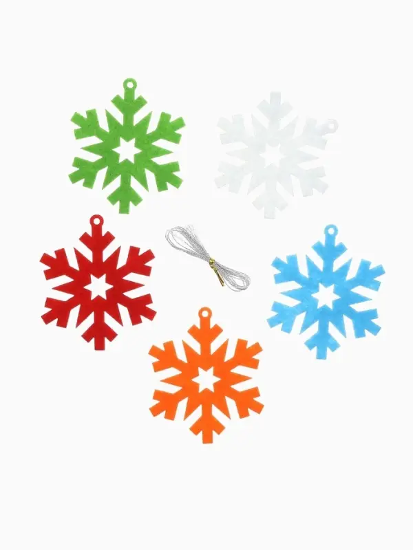 Набор ёлочных украшений &laquo;Снежинки&raquo;, арома, 5 шт., МИКС