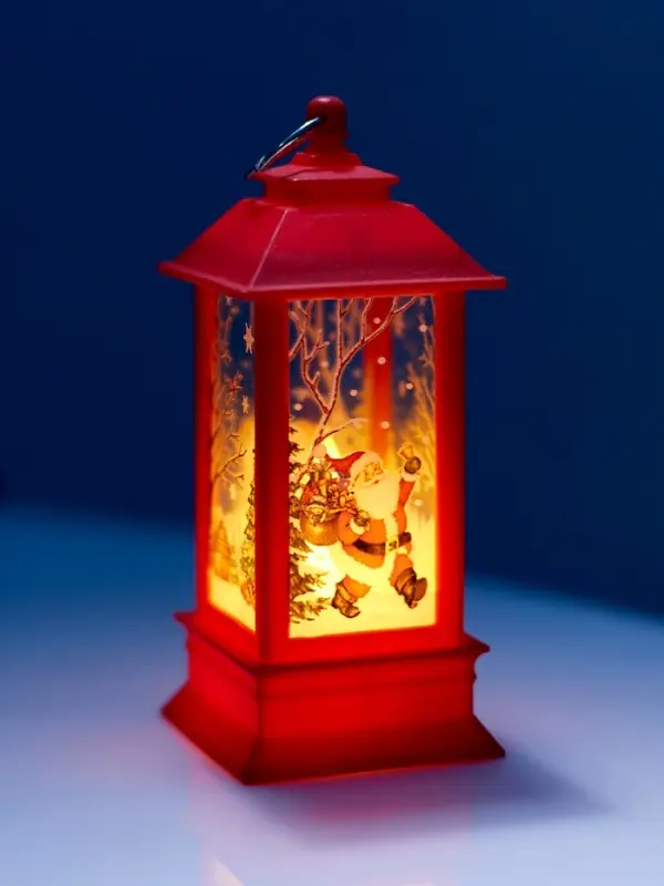 Набор светодиодных фигур, 3 шт, "Яркие фонари", 13х5.5х5.5 см, от бат.3хAG13, Т/БЕЛЫЙ