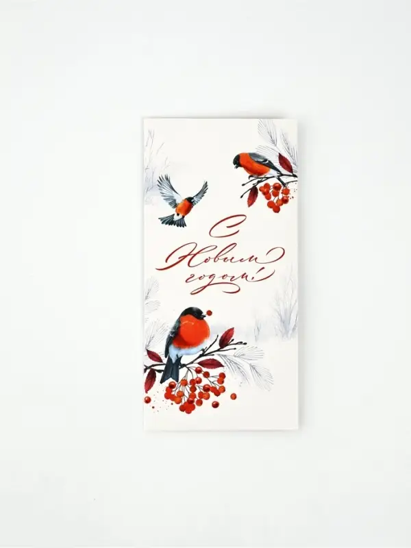 Конверт для денег «С Новым годом», 16.5×8 см