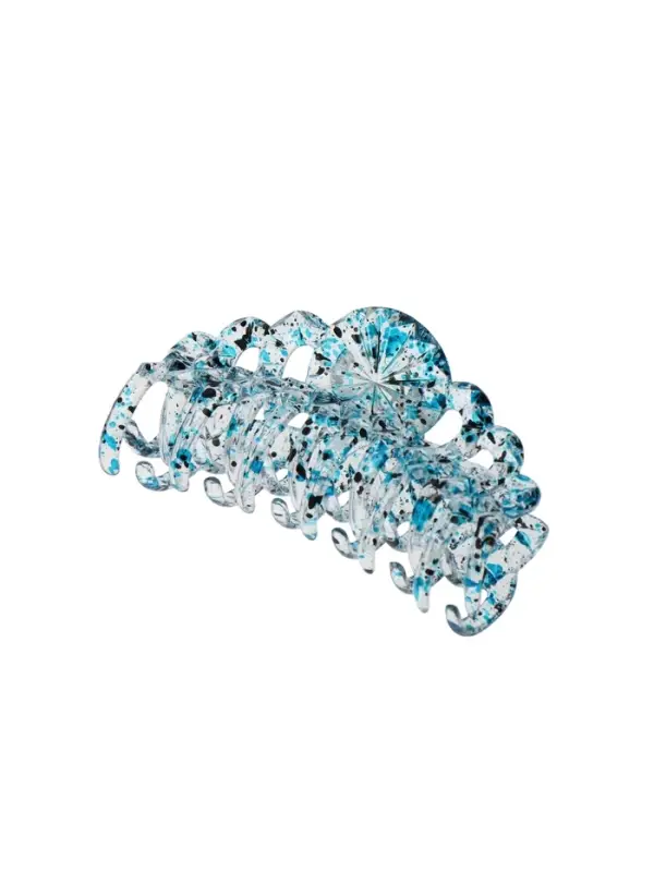 Крабик для волос &laquo;Бетуль&raquo;, узор, 9 см, МИКС