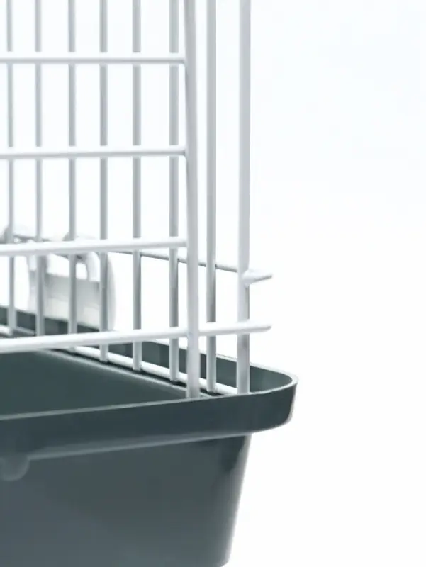 Клетка усиленная для кроликов, 60 х 36 х 40 см, серая