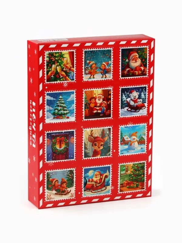 Адвент- календарь с чаем &laquo;Почта новогодняя&raquo;, 215 г