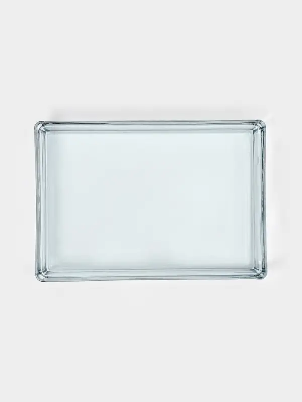 Форма для выпечки и запекания Paşabah&ccedil;e Borcam, 36.7&times;25.7&times;6 см, жаропрочное стекло, прозрачная