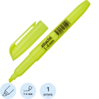 Маркер текстовыделитель желтый 1-3,9мм
