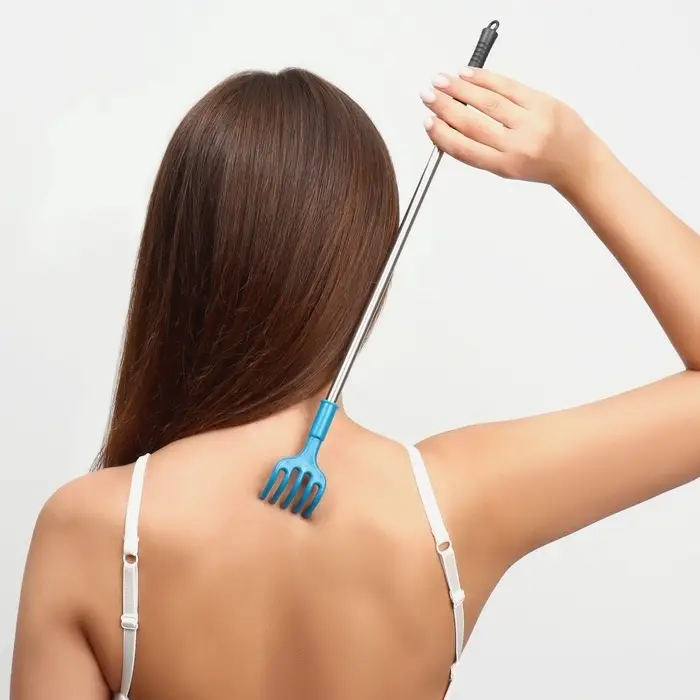 Массажёр - чесалка, универсальный, 42×4×3 см, МИКС