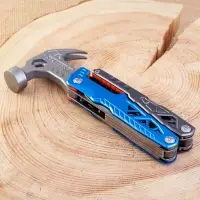 Мультитул 13в1 с плоскогубцами и молотком, синий