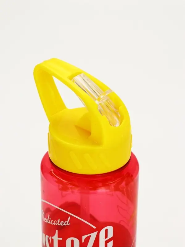 Бутылка пластиковая с трубочкой-непроливайкой &laquo;Машинка&raquo;, 750 мл