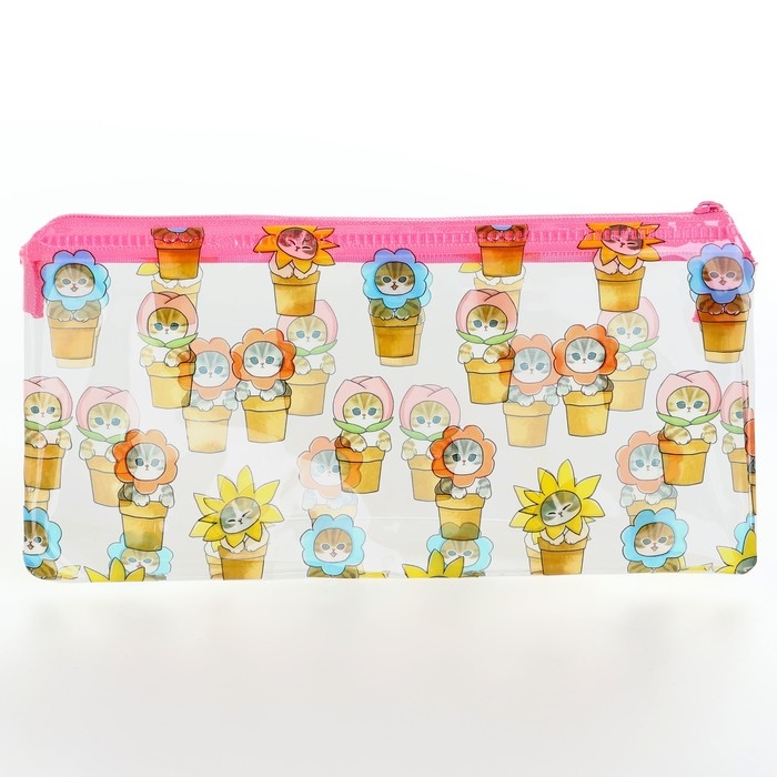 Пенал школьный мягкий плоский 9,5 х 20,5 ПВХ «1 сентября: Котятки» МИКС Пенал школьный мягкий плоский 9,5 х 20,5 ПВХ «1 сентября: Котятки» МИКС