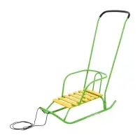 Санки  "Ветерок 2" ярко-зеленый В2/ЯЗ