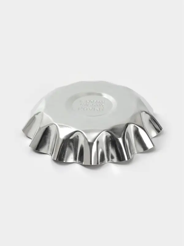 Форма для выпечки печенья, d=10.1 см, h=2.5 см, жесть, серебристая