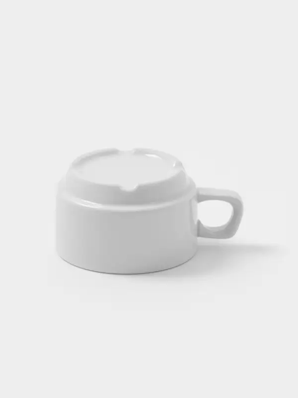 Чашка Дулевский фарфор &laquo;Белая&raquo;, 170 мл, d=8.3 см, штабелируемая, белая