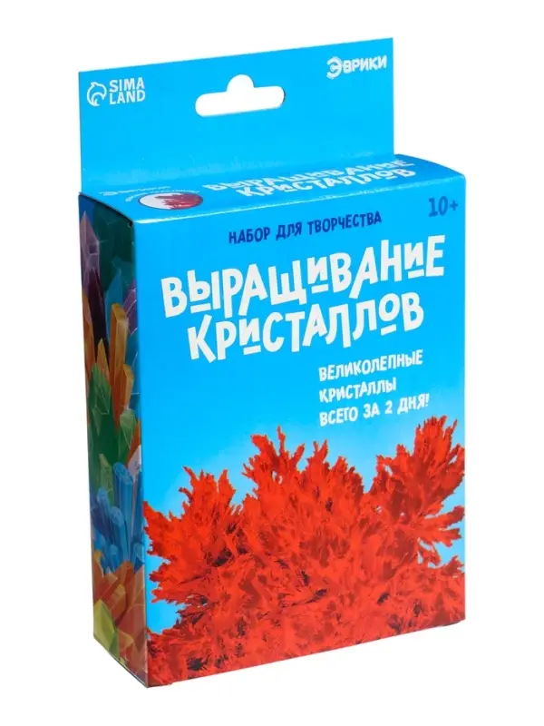 Выращивание кристаллов &laquo;Опыты. Лучистый кристалл&raquo;, цвет красный