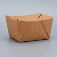 Контейнер одноразовый, коробка пищевая, для лапши, 600 мл, 11&times;9&times;7.3 см