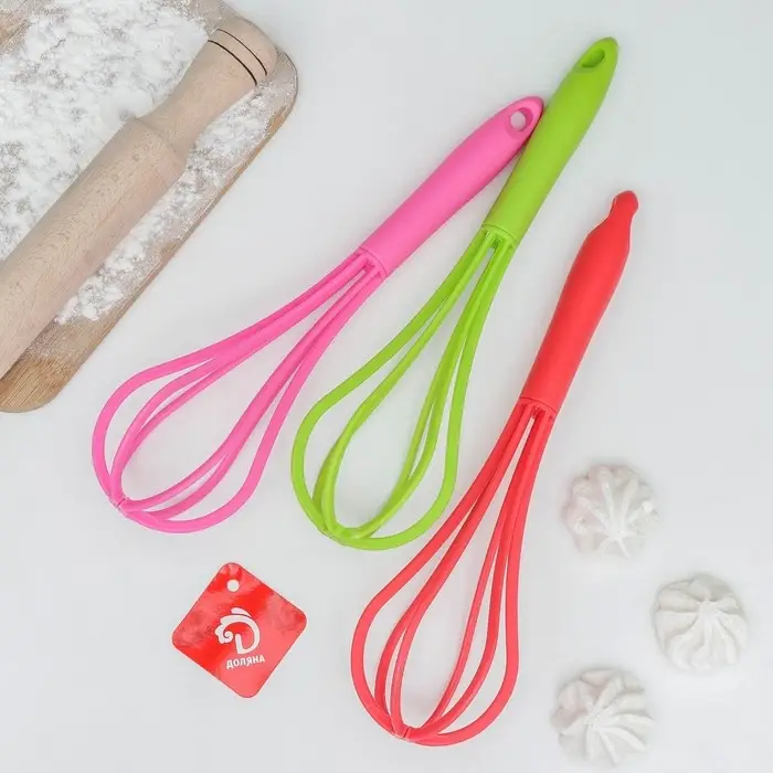 Венчик для взбивания Доляна «Радуга», цвет МИКС Венчик для взбивания Доляна «Радуга», цвет МИКС