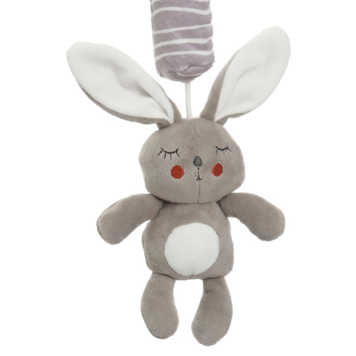 Подвеска - погремушка «Зайка Бонни», пищит, шуршит, на кроватку, коляску, Крошка Я Подвеска - погремушка «Зайка Бонни», пищит, шуршит, на кроватку, коляску, Крошка Я