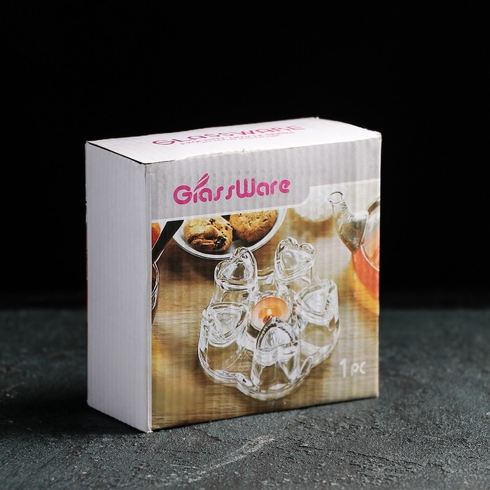 Подставка стеклянная для подогрева «Хрусталик», d=11 см Подставка стеклянная для подогрева «Хрусталик», d=11 см