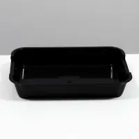 Туалет средний без сетки 36&times;26&times;6.5 см, чёрный