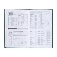 Ежедневник недатир А5 160л бумвинил, зеленый