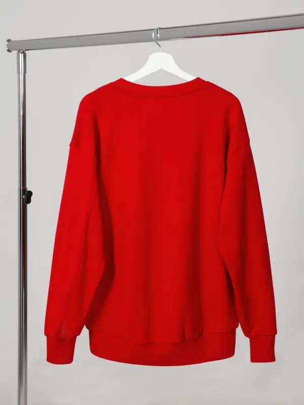 Свитшот унисекс Kosmos 2.0, красный, размер XS/S Свитшот унисекс Kosmos 2.0, красный, размер XS/S