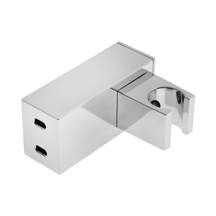 Держатель для душевой лейки ZEIN Z90, квадратный, пластик, хром Держатель для душевой лейки ZEIN Z90, квадратный, пластик, хром