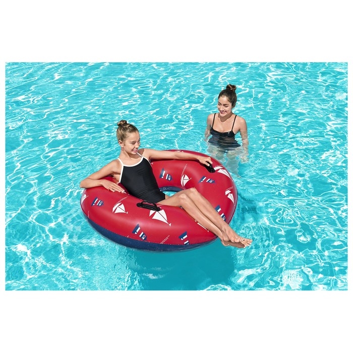 Круг для плавания  Круг для плавания "Морское путешествие" 119 см, микс  36353