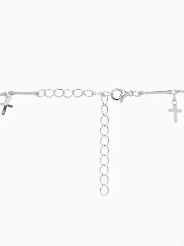 Чокер &laquo;Металлика&raquo;, крестики, цвет серебро, L=30 см