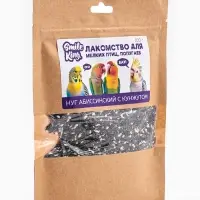 Smile King Лакомство для мелких птиц, попугаев нуг абиссинский с кунжутом 100г.